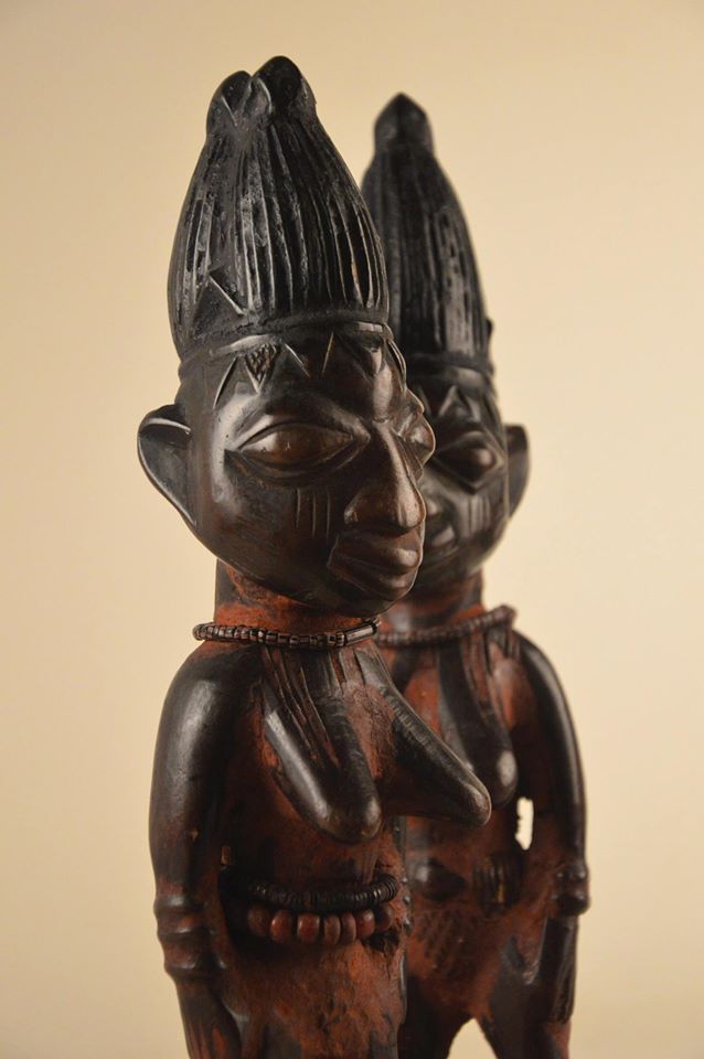 Paire de statuettes Ibeji Yoruba, Nigéria 